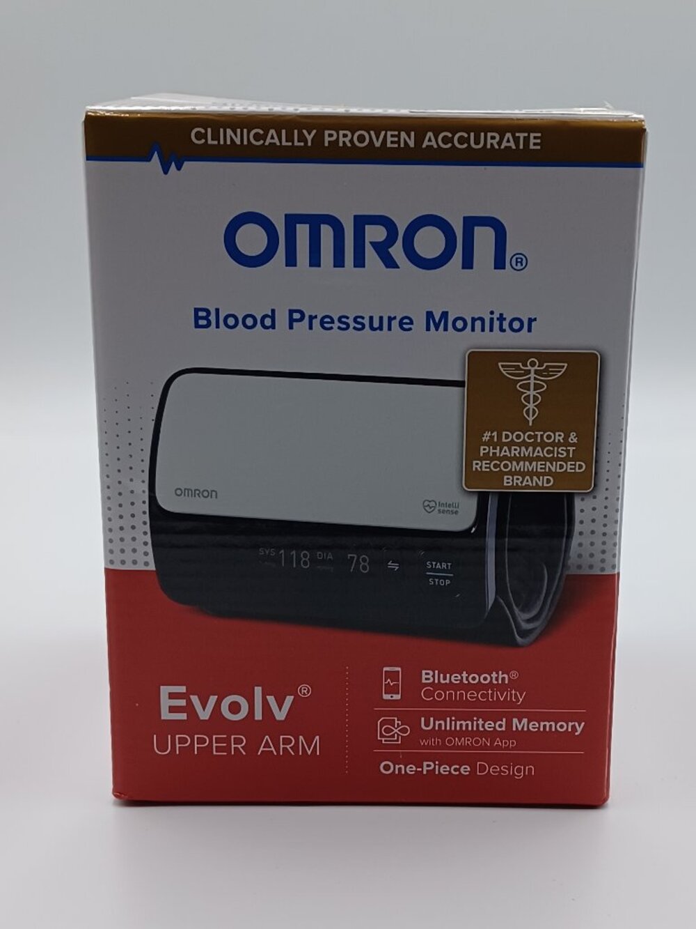 Omron Evolv Wireless Upper Arm Blood Pressure Monitor BP7000 Open Box Tested